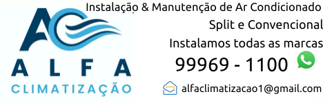alfa climatização - instalação e manutenção de ar condiconado split e convencional, inatalação de todas as marcas de ar condicionado split